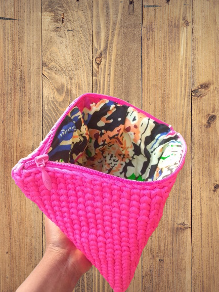 Crochet Pyramid Clutch