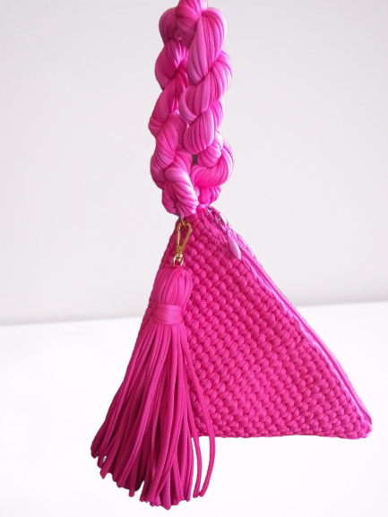 Crochet Pyramid Clutch